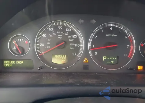 2005 Volvo S80 2.5T из США, поврежденный, VIN YV1TS592051390425